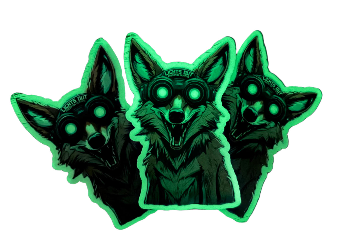 Glow In The Dark Logo Sticker