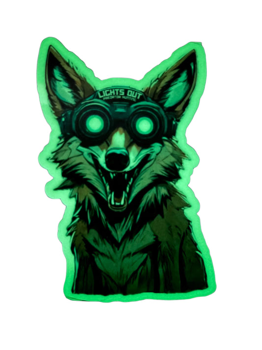 Glow In The Dark Logo Sticker